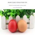 thumbnail image 4 of CIMAXIC 10 Pcs Instrument de Percussion Œuf Musical Fait Main Jouet pour Enfants, 2.36"X1.57"X1.57 Pouces, 4 of 5
