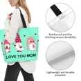 thumbnail image 3 of Kdxio Love You Mom Casual Tote Bags Women Big Capacity Shoulder Bag for Women Travel Shoulder Bags Handbags, 3 of 8