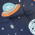 thumbnail image 5 of Chezmoi Collection 3-Piece Kids Multi-Color Galaxy Universe UFO Aliens Microfiber Comforter Set, Twin, 5 of 9