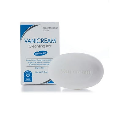 Vanicream Cleansing Bar | CI30 Fragrance, Gluten and Sulfate Free | For Sensitive Skin | Gently Cleanses and Moisturizes, 3.9 Ounce (Pack of 12)