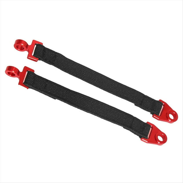 2 Piezas RC Car Correa de Límite de Choque Trasero para 1/7 UDR-85076-4 RC Car Update Parts Rojo