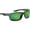 Matte Black/Amber Green Mirror, variant on Rafter Floating Sunglasses - Matte Black/Smoke