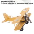thumbnail image 3 of Retro Airplane Model Vintage Biplane Handicraft For Home Decoration Cafe Ornament, 3 of 21