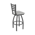 thumbnail image 2 of 410 Jackie 25" Swivel Counter Stool with Pewter Finish and Graph Alpine Seat, 2 of 2