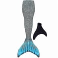 thumbnail image 1 of (blue-S)Adult Reinforced Mermaid Tail For Swimming, Monofin Included, 1 of 5
