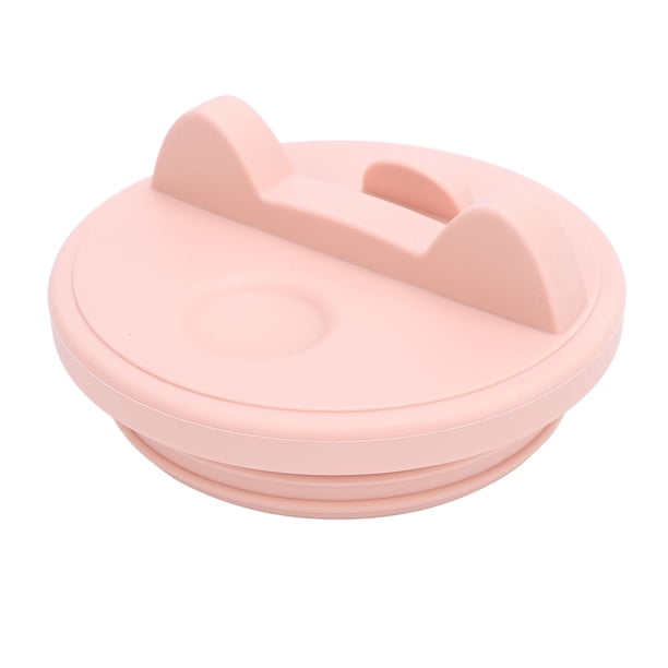 Soporte para Teléfono con tapa de Botella, Diseño de Oreja de Gato, Sellado A Prueba de Fugas, Repuesto de Tapa de Vaso de Silicona para Taza de 40oz