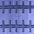 thumbnail image 1 of Ahgly Company Indoor Square Southwestern Blue Country Area Rugs, 4' Square, 1 of 4