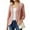 Pink, variant on Pntutb Womens Long Sleeve T-Shirt Autumn Open Front Outerwear Solid Blouse Coat Tops Cardigan Gray XXL