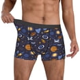 thumbnail image 2 of Salouo Galaxy Print Men's Boxer Briefs,Breathable Underwear Elastic Waistband Briefs for Men -Medium, 2 of 8