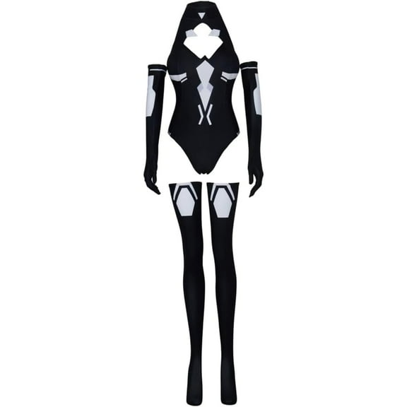 Women's Bodysuit for Hyperdimension Neptunia Noire Black Heart Outfit