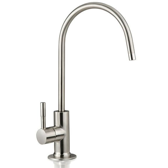 iSpring GA1-B Reverse Osmosis, Kitchen Bar Sink Lead-Free Drinking Water Faucet, Contemporary Style, High Spout, Chrome