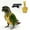 F, variant on Bird Flight Harness Vest, Snap-Fastener Design Harness Vast, Bird Flying Clothes with Rope and Handle for Parakeets Cockatiels Conures Budgies(Vest + Traction)