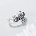 thumbnail image 4 of Silver Eagles Style Adjusting Ring Suitable For Men And Women, 4 of 5