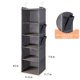thumbnail image 2 of Organizador de armario colgante BOOMIBOO, estante de 5 niveles, paquete de 2, gris, 2 of 7