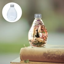 GOOHOCHY 2 Pcs Jars Apothecary with Lids Aromatherapy Bottle