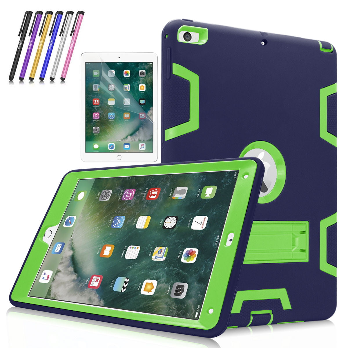 New iPad 9.7 case, Mignova Heavy Duty rugged Hybrid Protective Case ...