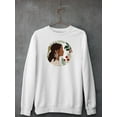 thumbnail image 3 of Christmas Earring Collection D. Sweatshirt Women -Victoria Barnes Designs, Female Small, 3 of 4