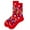 Red, variant on Clearance Winter Socks Men's Autumn and Winter Socks Santa Snowflake Men's Middle Tube Socks Damp Cotton Socks Adult Xmas Winter Themed Charming Socks Heated Socks Bulk Red Green Cute&Fun