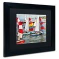 thumbnail image 3 of Trademark Fine Art "After the Regatta" Canvas Art by Michelle Calkins, Black Matte, Black Frame, 3 of 5