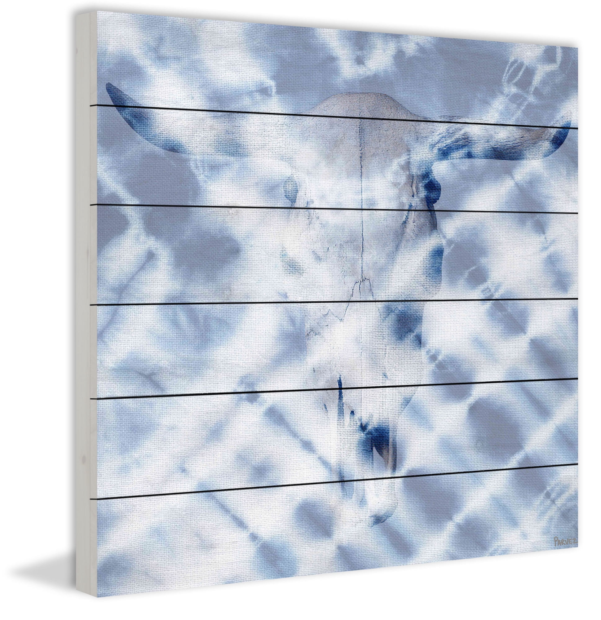 Parvez Taj "Spotlights" Print on White Wood