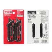 Hyper Tough 2-Pack 4-in-1 Multifunction Utility Knife