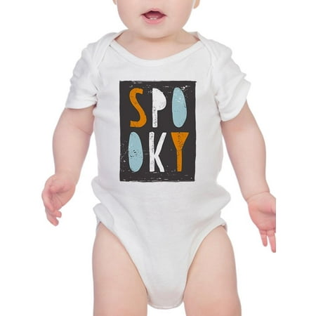 

Spooky. Grunde Style Banner Bodysuit Infant -Image by Shutterstock 12 Months