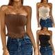 thumbnail image 5 of Txlixc Blusa tubular sin tirantes para mujer Txlixc moda, 5 of 5