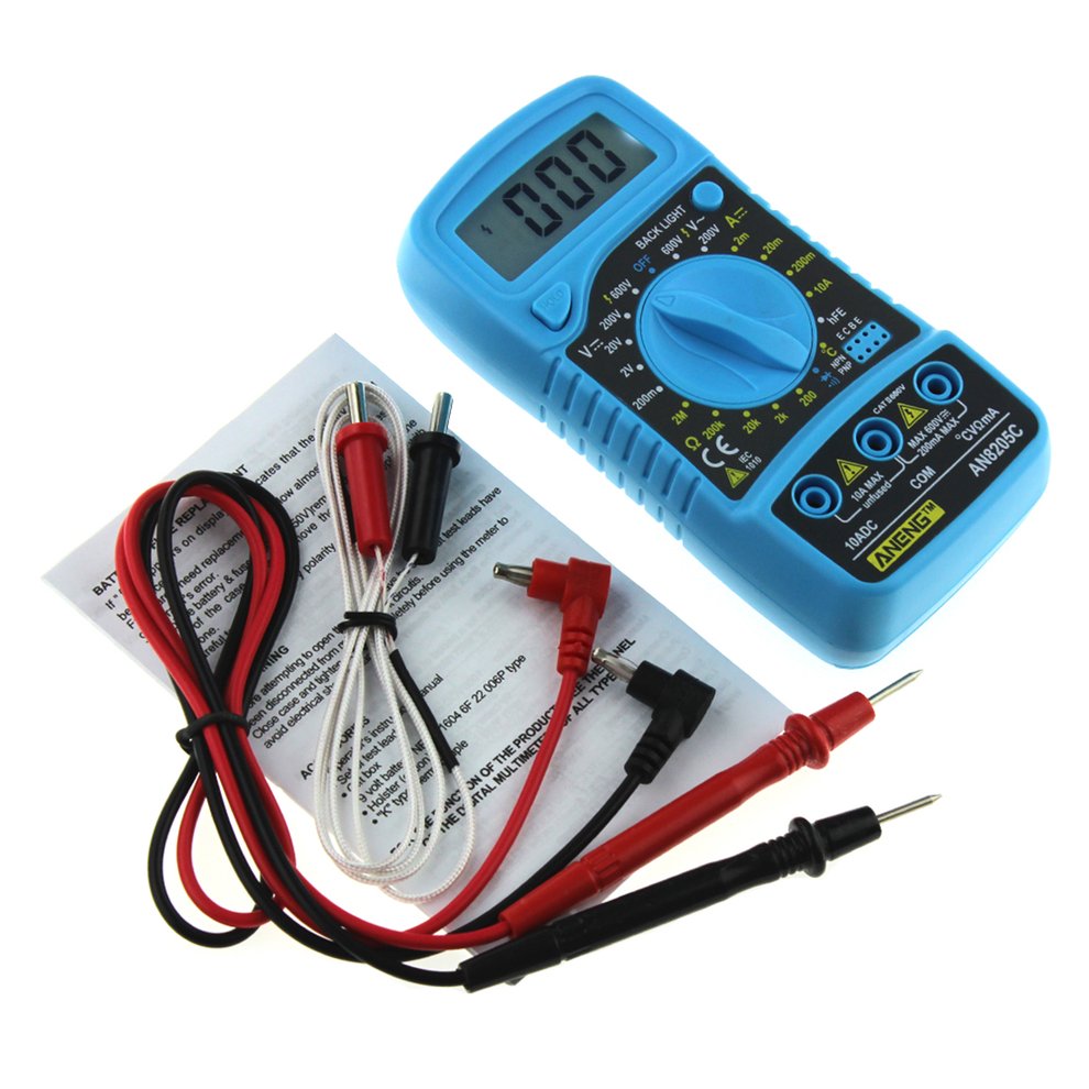 ANENG Professional Digital Multimeter AN8205C LCD Display Digital