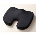 thumbnail image 1 of Laklulu Cojín de asiento de espuma viscoelástica para silla de oficina, cómodo cojín ortopédico antideslizante, cojín de asiento para ciática, alivio del dolor de espalda del coxis, cojín para el, 1 of 4