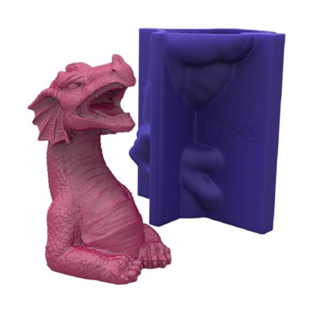 

Reusable Dragon Silicone Mold Cake Jelly Ice Chocolates Fondant Silicone Mold Home Kitchen Bakery Baking DIY Tools