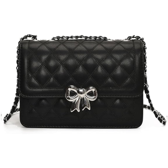 Crossbody Bags for Women Small Handbags PU Leather Shoulder Bag Purse Evening Bag Quilted Satchels with Chain Strap