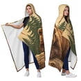 thumbnail image 2 of Forest Brown Bear Wearable Blanket Hoodies for Women Men Adults Bear Lovers Cozy Lightweight Vintage Brown Bears Hooded Blankets for Camping Home Decor Birthday Gifts 50×60 Inch, 2 of 5