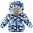 thumbnail image 2 of Staki Baby Boys Coat Warm Toddler Puffer Jacket Hooded Winter Outerwear for Boys Baby Wearing Jacket 12M,18M,24M,2T,3T,4T,5T,6Y(Camouflage,18-24 Months), 2 of 7