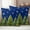 Green Snow DarkBlue, variant on Christmas Tree Outdoor Waterproof Pillow Covers, Red Green Winter Snowflake Decorative Square Throw Pillowcase Sofa Cushion Sham for Patio/Couch/Chair, 26"x26" 2 Pack
