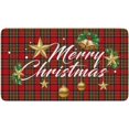thumbnail image 2 of Jingle Bell Rugs Merry Christmas Doormat Winter Door Mat Outdoor & Indoor Rug for Christmas Decorations 30" X 17", 2 of 6
