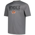 thumbnail image 2 of Men's Fanatics Heather Gray Cincinnati Bengals Big & Tall Top Notch T-Shirt, 2 of 3