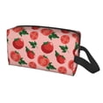 thumbnail image 2 of Goofa Tomatoes Printed Toiletry Bag with Handle,Large Capacity Travel Makeup Cosmetic Bag for Women, Carry on Airport Airline Compliant Bag, 2 of 9