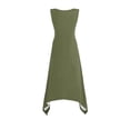 thumbnail image 4 of Gspmoly Robes Grande Taille pour Femmes aux Formes, Robes pour Femmes Sans Manches à Col Rond avec Cordon, Décontractées, à Volants, Ligne A, Mini-Robe, Robes de Soirée pour Femmes jusqu'à 70 % de Rabais, 4 of 8