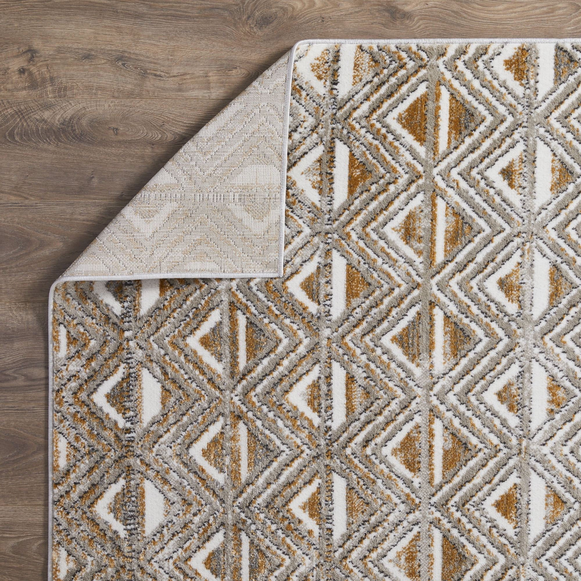 Loomaknoti Alanzo Alemza 8' x 10' Beige Geometric Indoor Area Rug