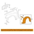 thumbnail image 3 of For 11 12 13 tC Coupe Front Splash Shield Inner Fender Liner Panel Driver Side, 3 of 5