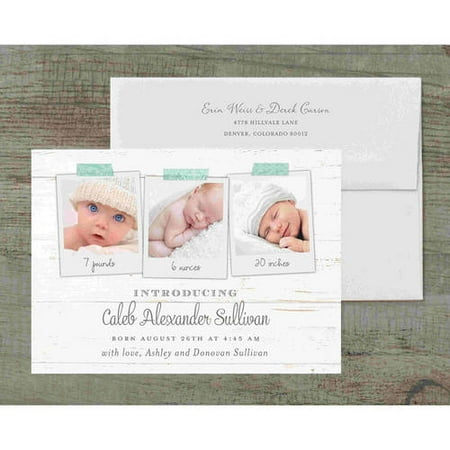 Polaroid Deluxe Baby Announcement