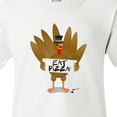 thumbnail image 4 of Inktastic Turkey Holding a Sign Says Eat Pizza Youth T-Shirt, 4 of 5