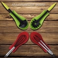 thumbnail image 2 of FFIY Repose-Cuillères en Silicone, Support d'Ustensiles de Cuisine (2, Rouge-Rouge), 2 of 9