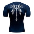 thumbnail image 6 of Hmhnsya Mens Compression Shirt Rash guard Fitness For Men Gym Sports T-Shirt Running Sweatshirt Outdoor Mountaineering Training, 6 of 7