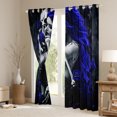 thumbnail image 3 of Castle Fairy Boys Girls Skeleton Couple Lover Black Out Curtains,Happy Valentine's Day Curtains Pack of 2 (42x63 Each),Chic Floral Rose Bedroom Curtains,Super Cozy Room Decor, 3 of 6