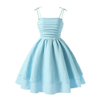 beautiful blue dress Blue Tulle Long Prom Dresses, A-Line Evening Dresses US 12 / Blue