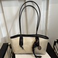 thumbnail image 4 of DGMIOCS Vintage Shoulder Bags for Women Brown Purse Fall Handbag Leather Shoulder Purse with Cute Pendant White, 4 of 6