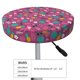 thumbnail image 4 of Disketp Summer Flamingo Funda Redonda para Taburete, Funda de Cojín para Silla de Bar Suave y Elástica-14 inch, 4 of 7