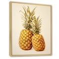 thumbnail image 2 of Designart "The Golden Grove Of Pineapples IV" Pineapples Floater Framed Canvas Wall Art, 2 of 5