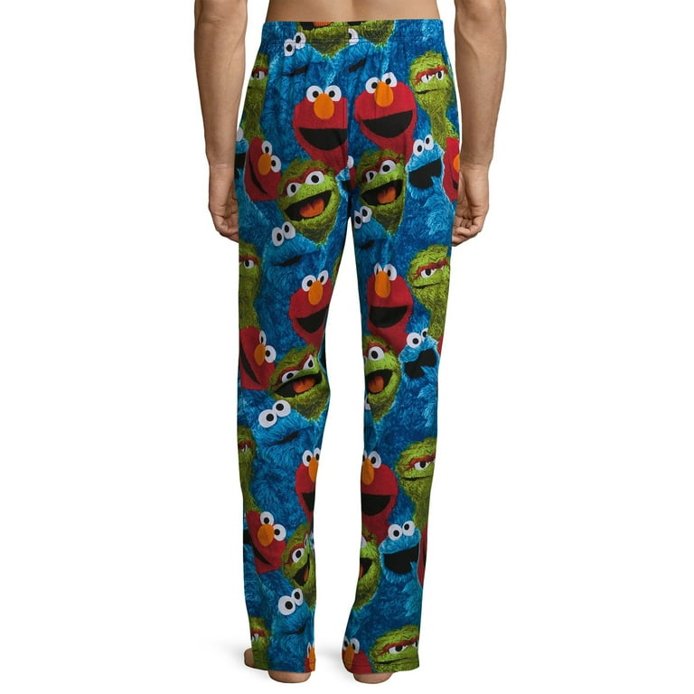 Sesame Street Men s Cookie Monster Elmo and Oscar Pajama Pants